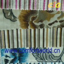 Imitado cortar pilha sofá tecido (SHSF04411)